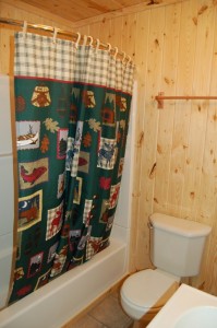 Cabin 4 Ladyslipper - full bath