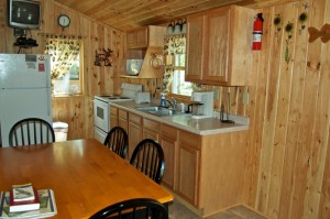 Cabin 8 Sunflower - dining/kitchen