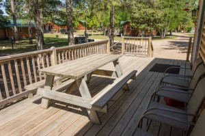 Cabin 1 Hummingbird - deck