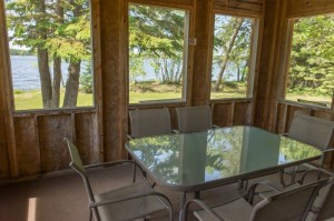 Cabin 10 Moose - screen porch